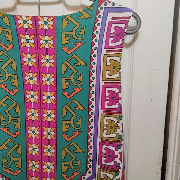 Nicole by Nicole Miller Vibrant Multicolor Midi Dress - Picture 10 of 11